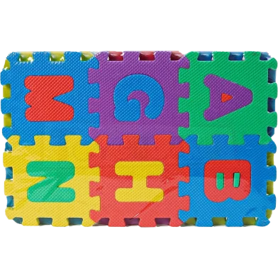 Two Yuan Foam Number, Letter Puzzle 5*6.5inch Floor Mat/Foam Puzzle/Game Puzzle Children's Educational Toy - 1 set - Rokomari product